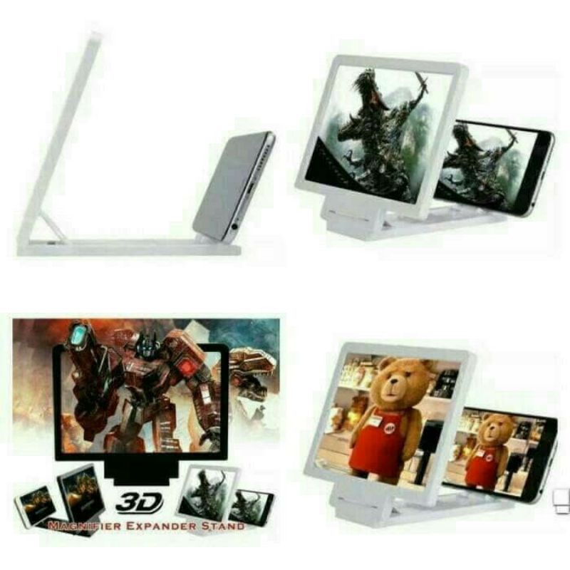 ENLARGE 3D SCREEN MOBILE PHONE / KACA PEMBESAR LAYAR HP F1