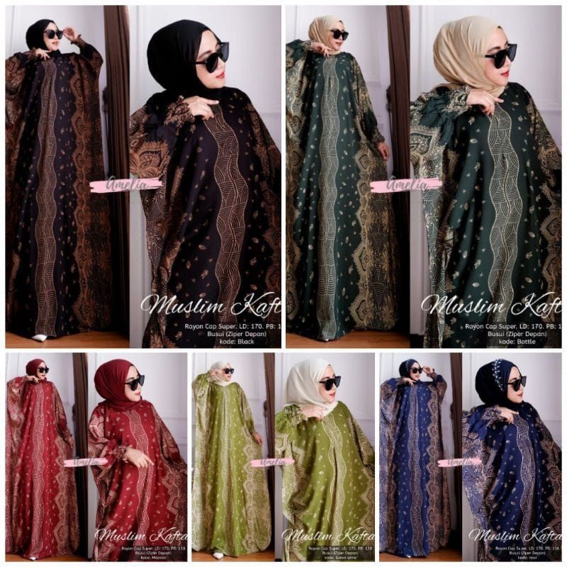 GROSIR KAFTAN RIYANA I KAFTAN SUPER JUMBOLD 140cm I DASTER LOWO TERMURAH