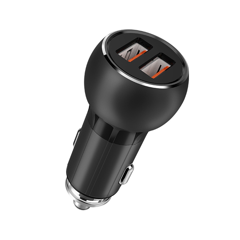 LDNIO C503Q Car Charger Dual USB Quick Charge 3.0-Charger Mobil 2 USB