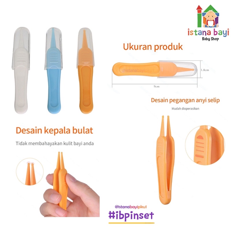 Pinset Bayi Pembersih Hidung Bayi / Penjepit Kotoran Hidung Bayi / Baby Nose Cleaning Tweezer