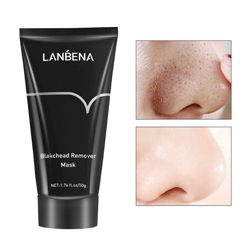 Lanbena Blackhead Remover Mask - pembersih komedo (toko kosmetik pontianak/ready)