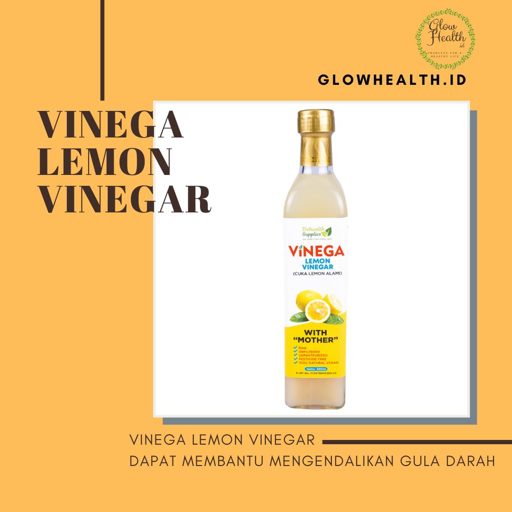 

Vinega Lemon Vinegar / Cuka Lemon (500ml)