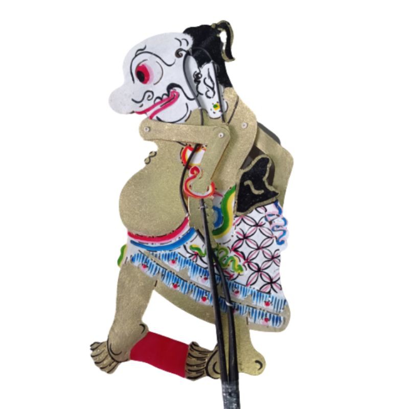 KERAJINAN WAYANG KULIT GARENG UKURAN PEDALANGAN BESAR 40 x 30 cm BAHAN KULIT SAPI ASLI - DEKORASI