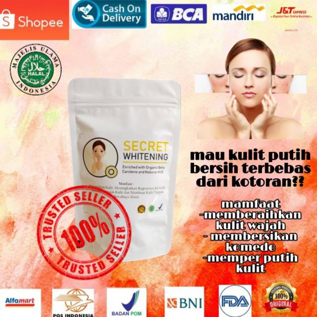 SUPLEMEN PEMUTIH BADAN PERMANEN & SABUN PEMUTIH WAJAH
