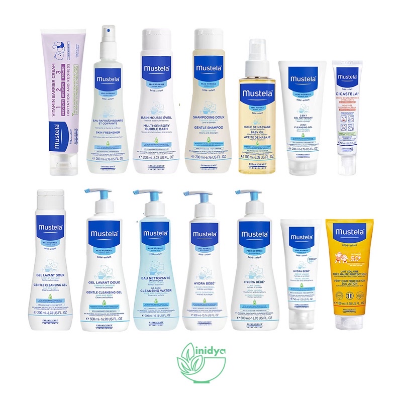 Jual MUSTELA CLEANSING WATER/ MUSTELA BODY LOTION/ MUSTELA HAIR AND ...