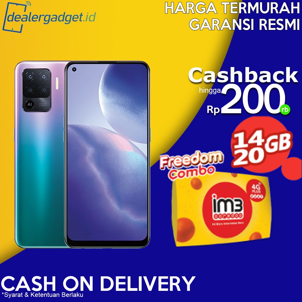 Oppo Reno 5F 8/128GB / Reno 5 F Garansi Resmi Oppo Reno5 F 8 GB 128 GB