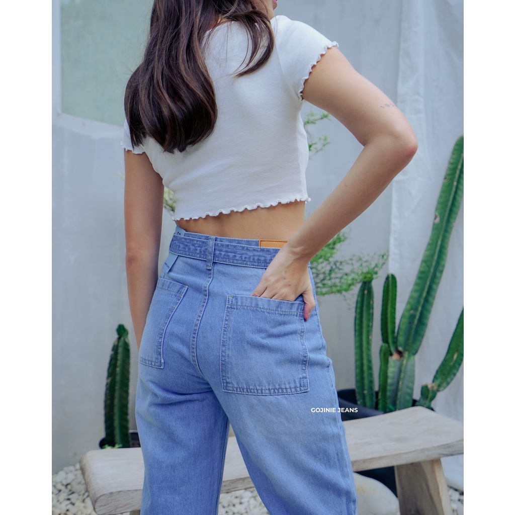 GOJINIEJEANS - Highwaist Comfort Cullotes Jeans - 4461 - COMFORT CULLOTES