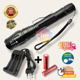 Senter LED Flashlight Cree XM-L T6 3800 Lumens - E27/senter LED/senter