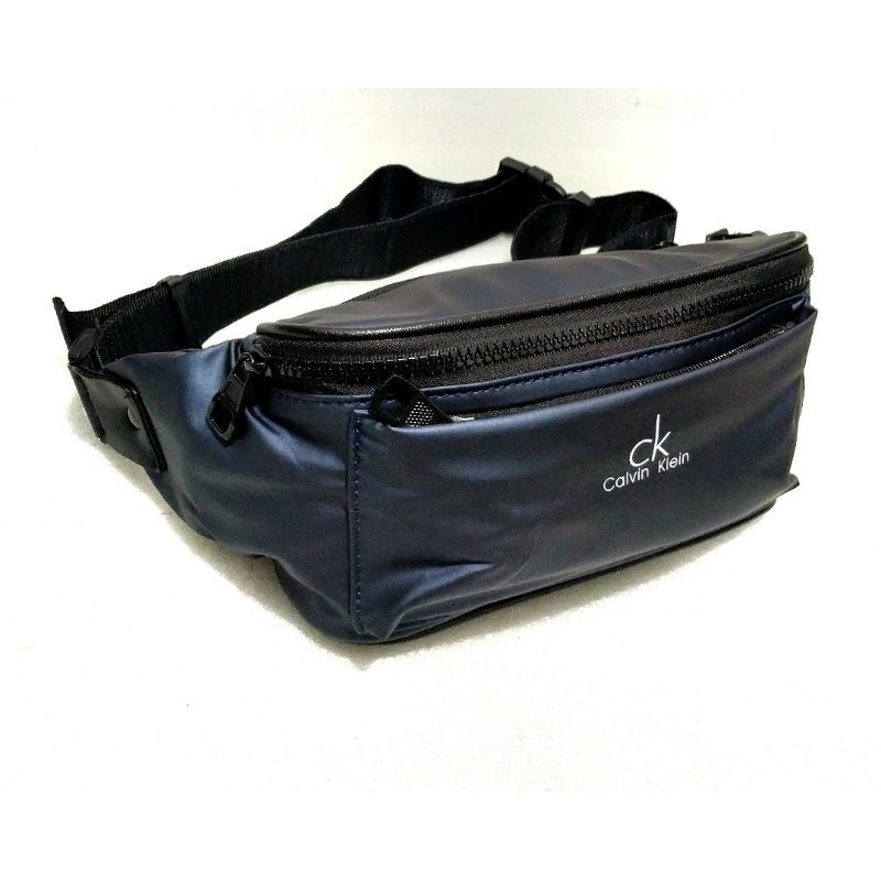 Waistbag / tas pinggang wanita import Anti air logo CK