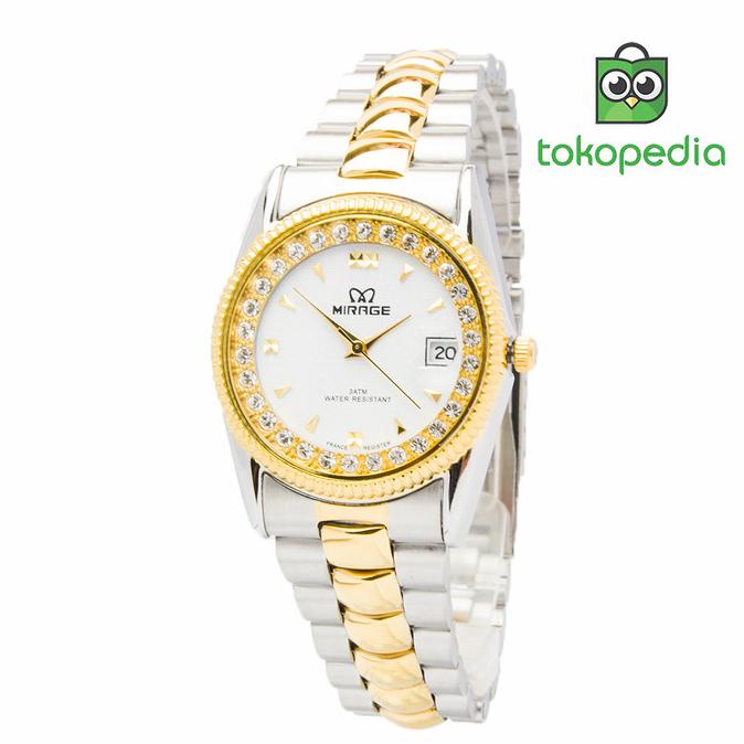 Mirage Jam Tangan Wanita Rx Comb Silver/Gold/White