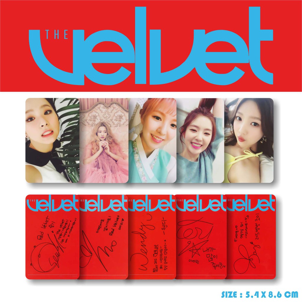 [Photocard] Red Velvet The Velvet