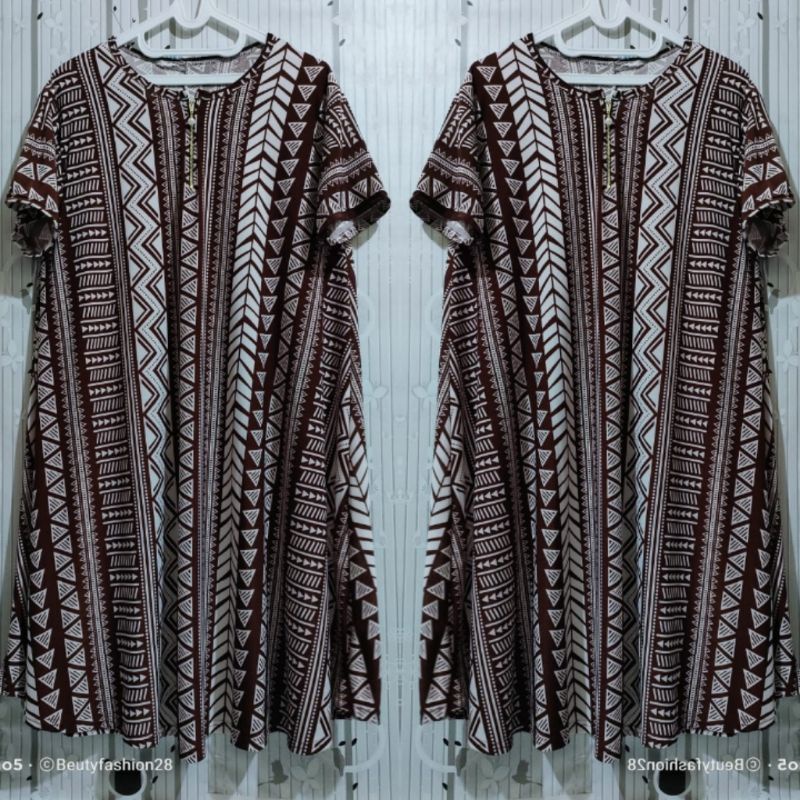 DASTER ARUMI SUPER JUMBO MAT JERSEY KOREA/DRESS WANITA DEWASA