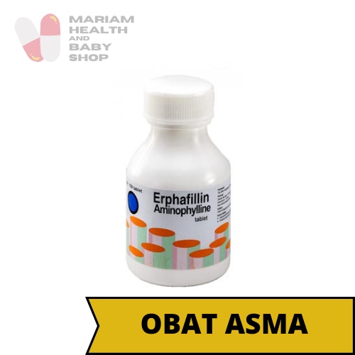 Erphafillin 200mg isi 100 untuk mengobati asma