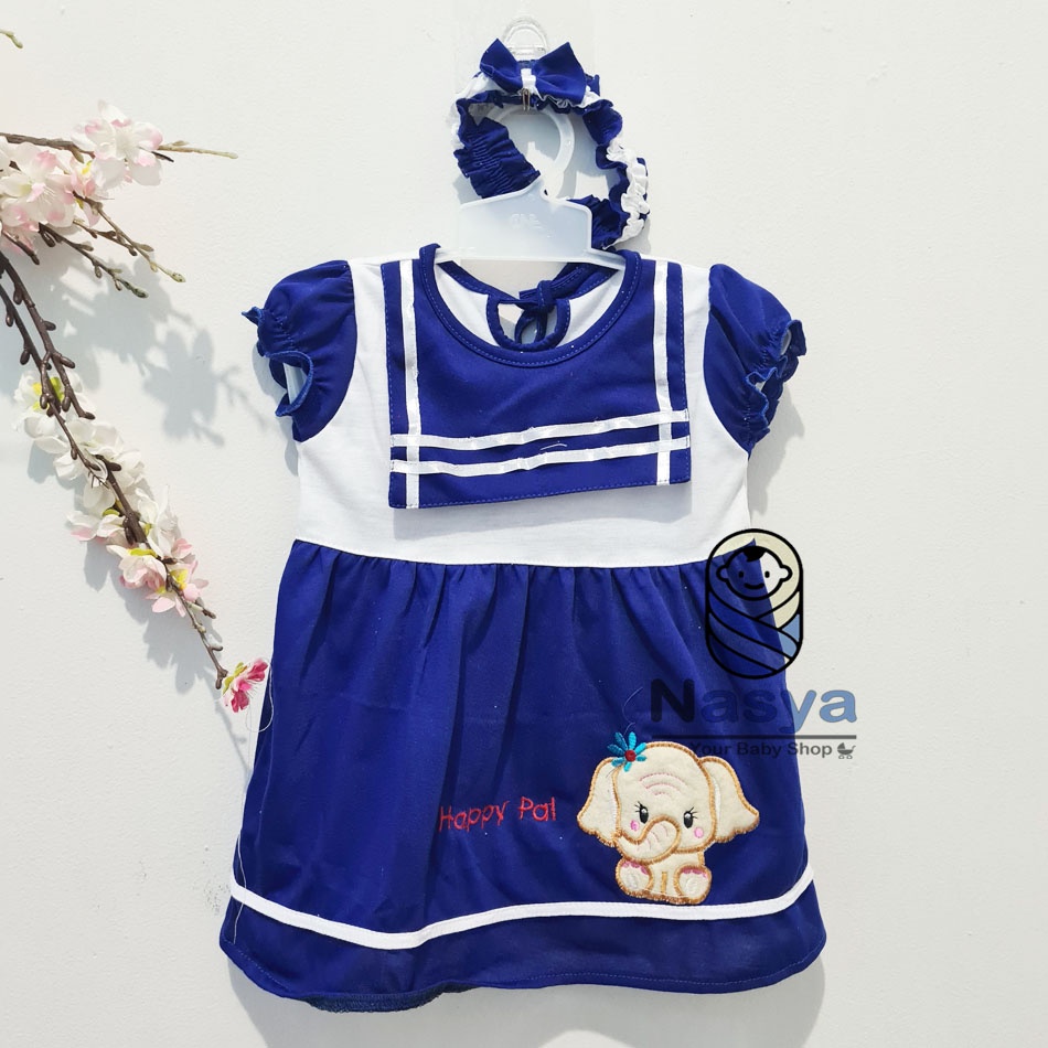 [P-067] Dress Bayi (0-6 bulan) Bayi Perempuan Motif Karakter