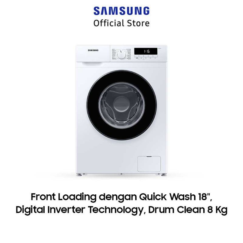 Samsung WW80T3040BW Mesin Cuci Front Loading 8 Kg Inverter WW80