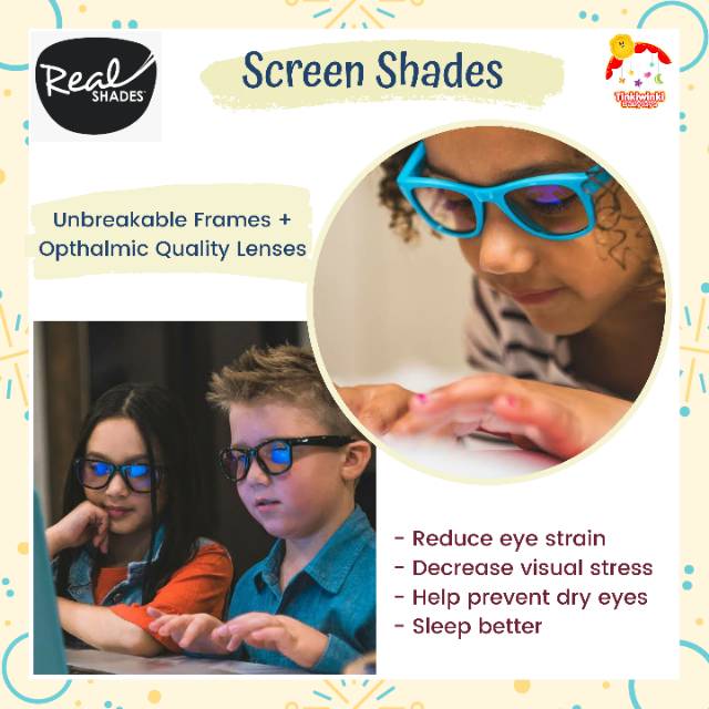 Real Shades Screen Shades Kacamata anti blue light Anak