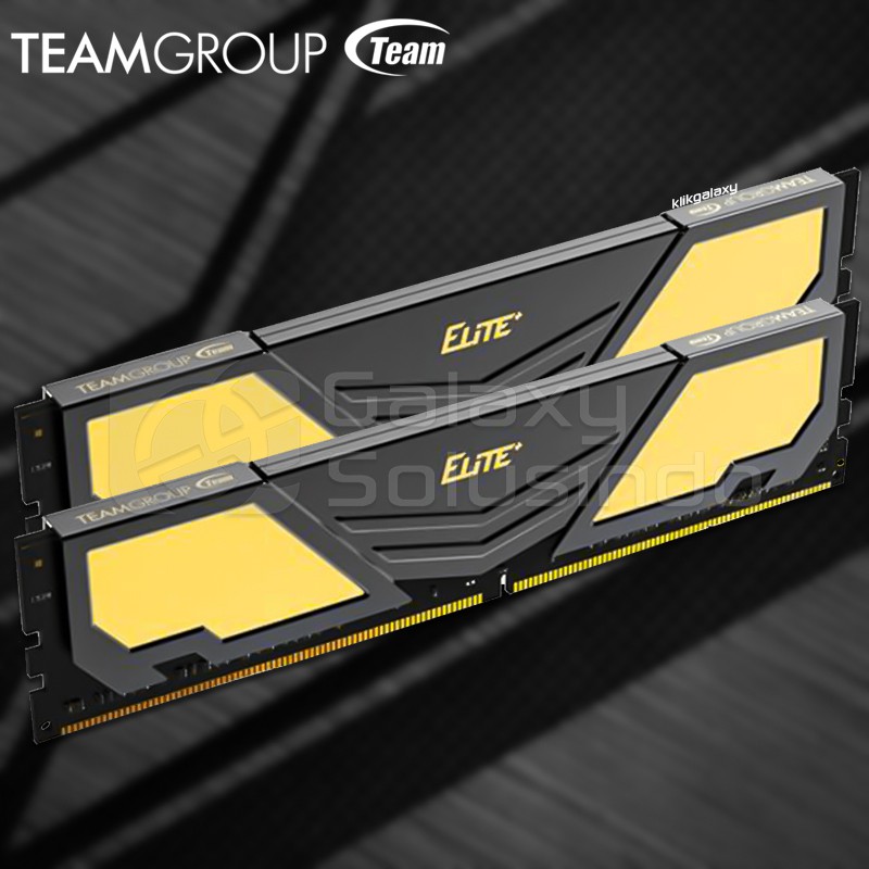 TEAM Elite Plus Black (2x8) 16GB DDR4 kit 3200MHz - Memory RAM