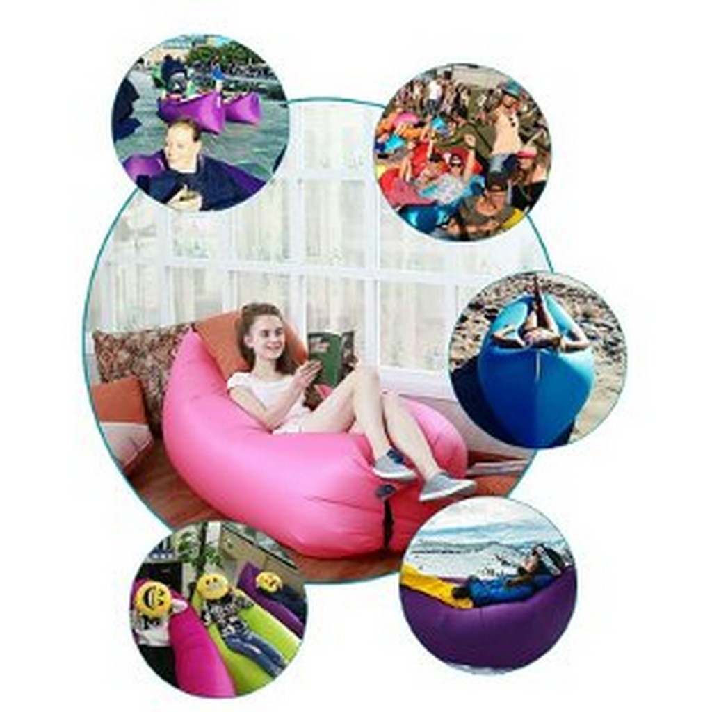 LAZY BAG / LAZY AIR BAG *kasur angin / bukan sleeping bag gym
