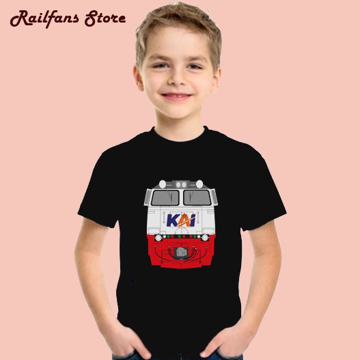 Kaos Anak Lokomotif CC 206