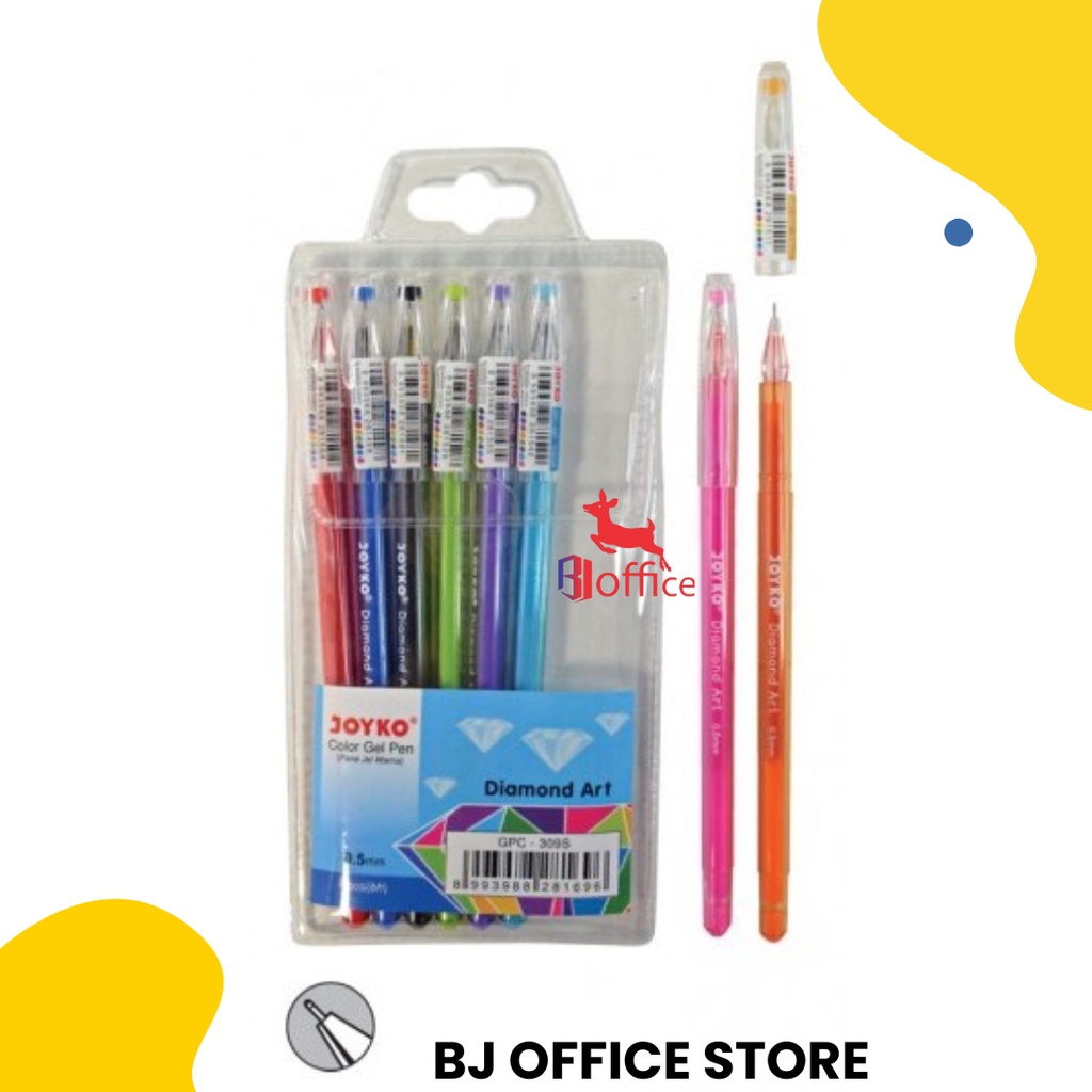 

JOYKO GEL PEN DIAMOND ART GPC-309S 8 Warna