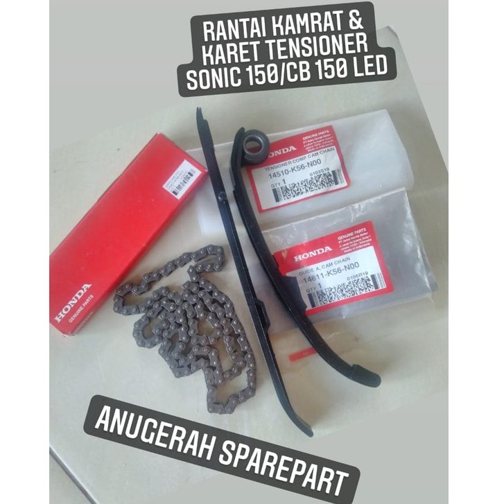Rantai Kamrat Kamprat Karet Tensioner Honda Sonic 150 CB 150 LED CB150R LED ORI