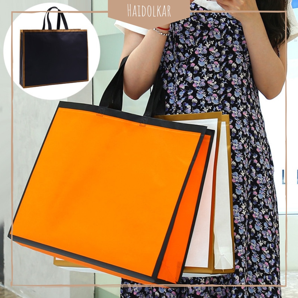 

Tas belanja kain XXL paper bag kemasan kantong kado paper bag hadiah tas sembako