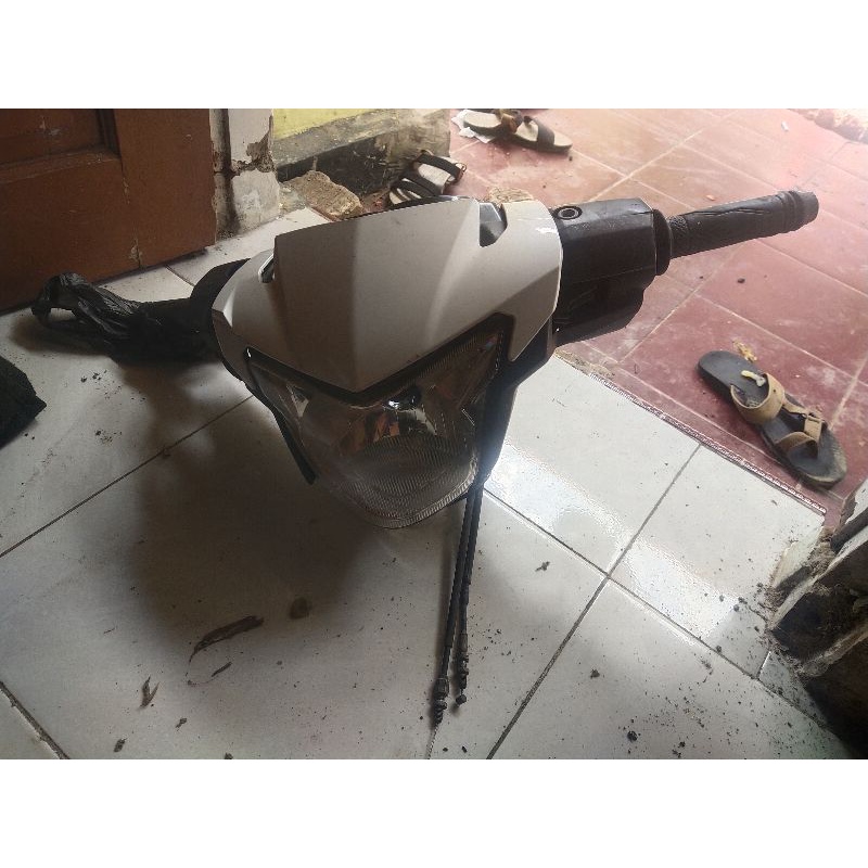 batok mx king copotan tanpa speedometer