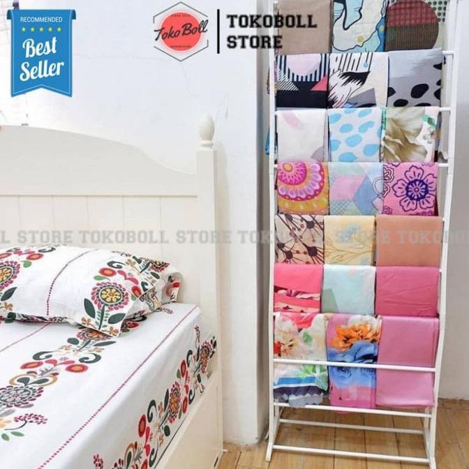 Tempat Penyimpanan Gantungan Jilbab Susun Kerudung Hijab Kerudung - Putih