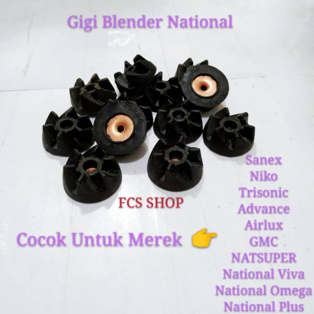 Gigi karet blender national