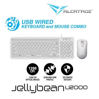 Alcatroz USB Wired keyboard and mouse combo Jellybean U2000 | Shopee