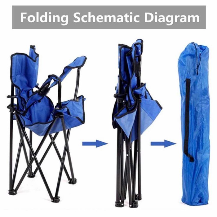 Folding Chair GoteCool Kursi Lipat Mancing Outdoor Camping Portable