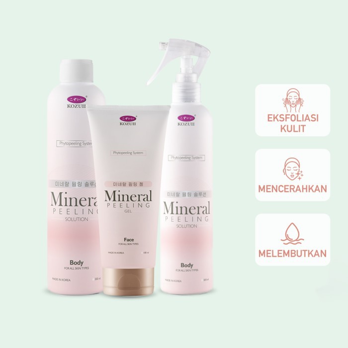 Jaco Pembersih Tubuh - Kozuii Mineral Peeling Setengah Paket