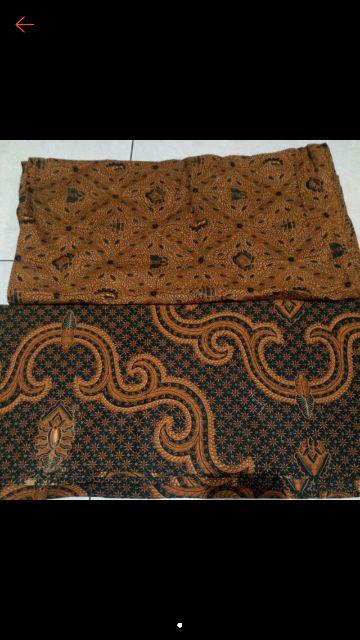 Seikha #3 Zein Set Kebaya Modern Batik Sogan Asli Kebaya Casual Kebaya Batik Solo Rok Lilit Soga