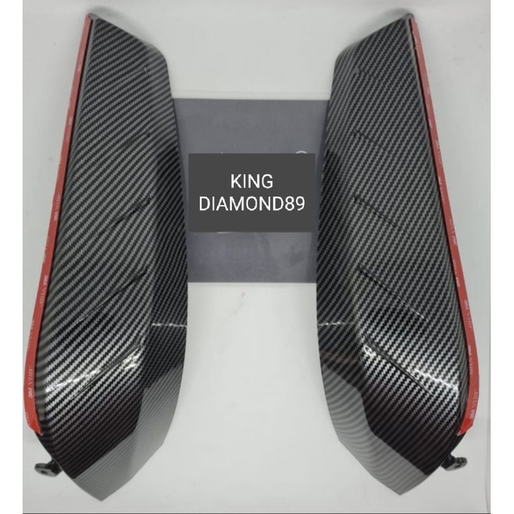 Winglet sayap samping / Winshield kaki /cover pijakan kaki  sayam samping Carbon new Nmax 2020 MHR