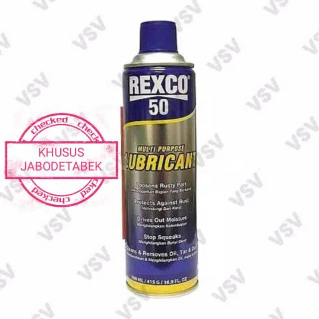 REXCO 50 (500ml) lubricant spray pelumas minyak serba guna