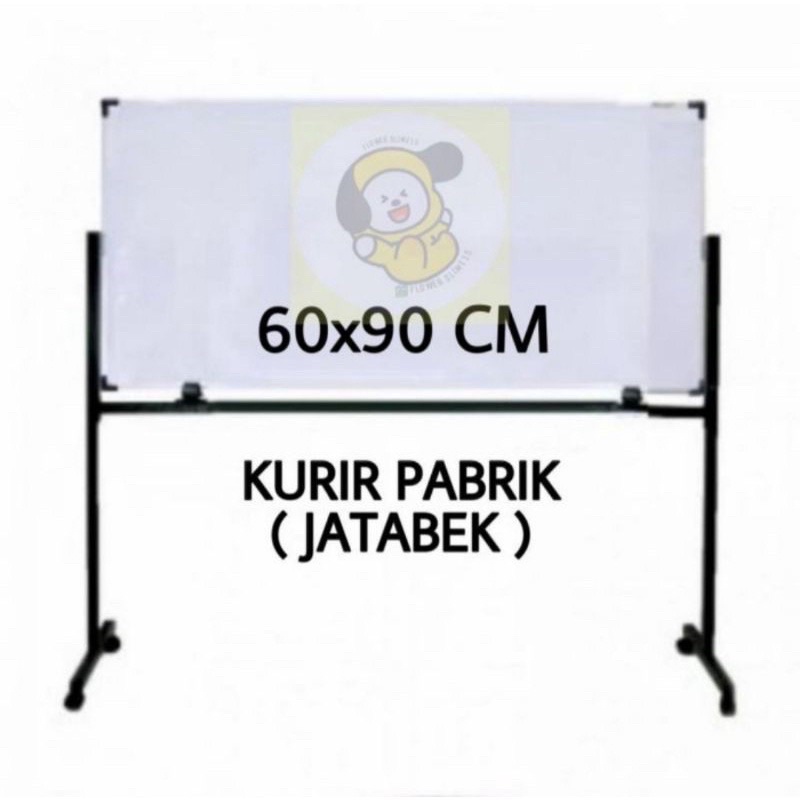 

Whiteboard Sakura 60x90 Standing Papan Tulis 60x90 Standing Single Face Standing Double Face Magnet Sakura