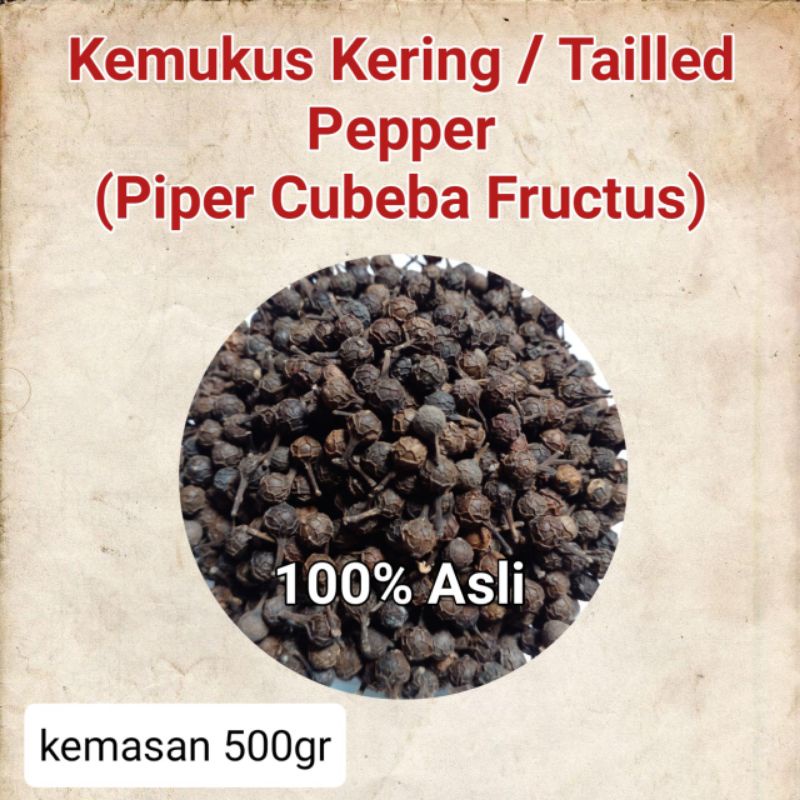 

kemukus kering 500gr ASLI