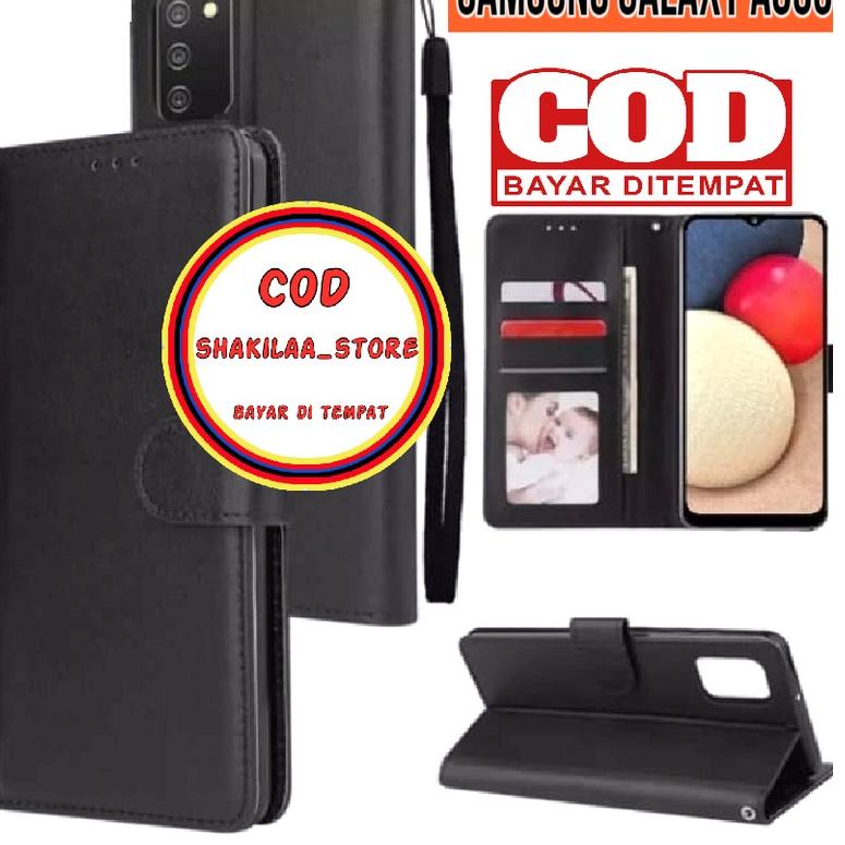 Berkualitas CASE FLIP CASE KULIT FOR SAMSUNG GALAXY A03s - CASING DOMPET - FLIP COVER LEATHER- SARUN