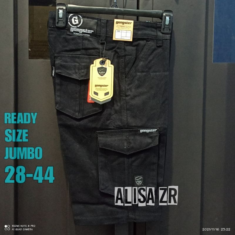 REAL BIGSIZE JUMBO 39-44 CELANA PENDEK PRIA CARGO KIMPUL/TACTICAL