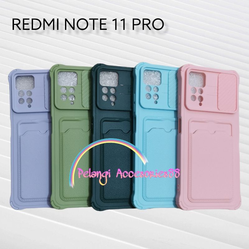 CASE REDMI NOTE 11 PRO SOFTCASE SLEDING WARNA WARNI