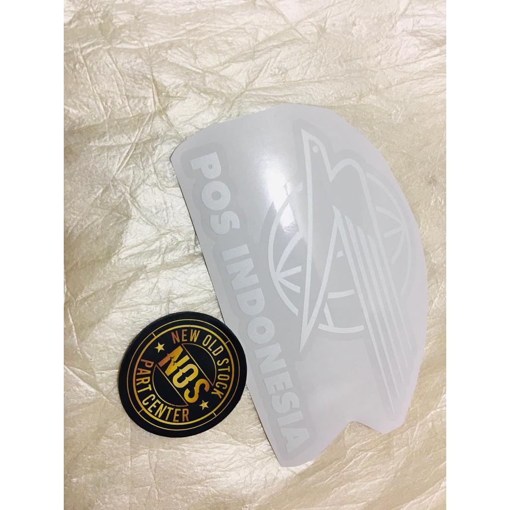 

STIKER STICKER STRIPING LOGO POS INDONESIA TRANSPARAN COPY ORIGINAL