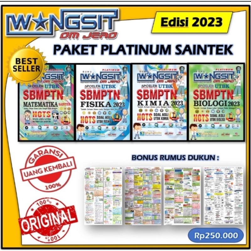 preloved buku wangsit 2023 saintek