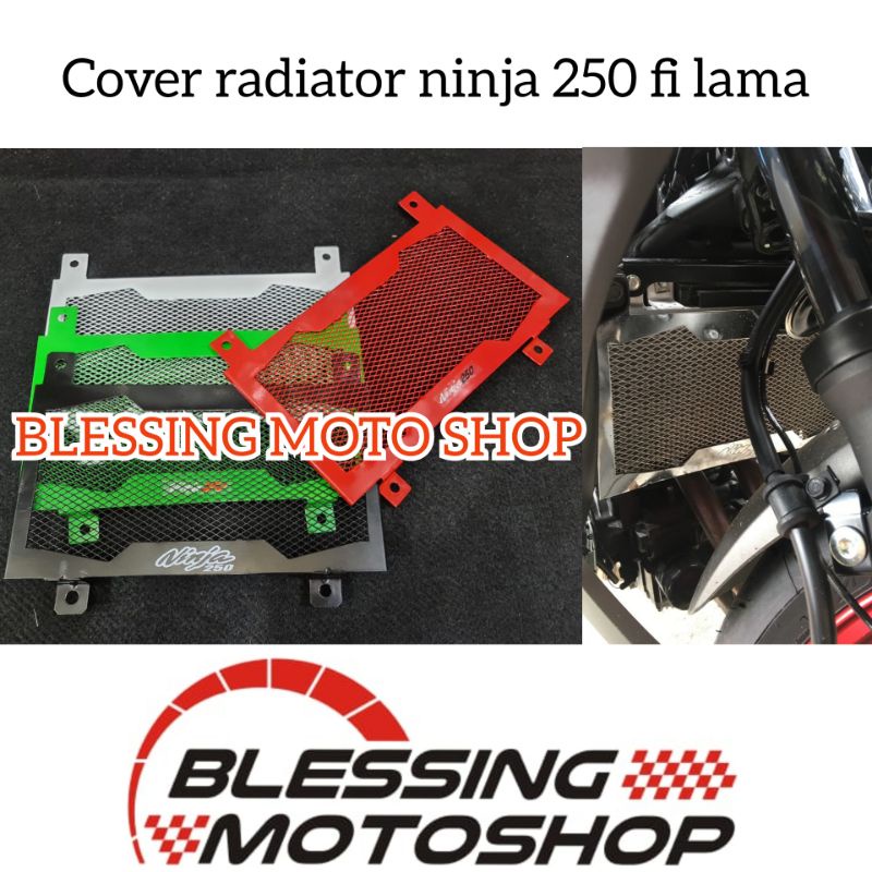 cover radiator ninja 250 karbu tutup radiator ninja 250R karbu