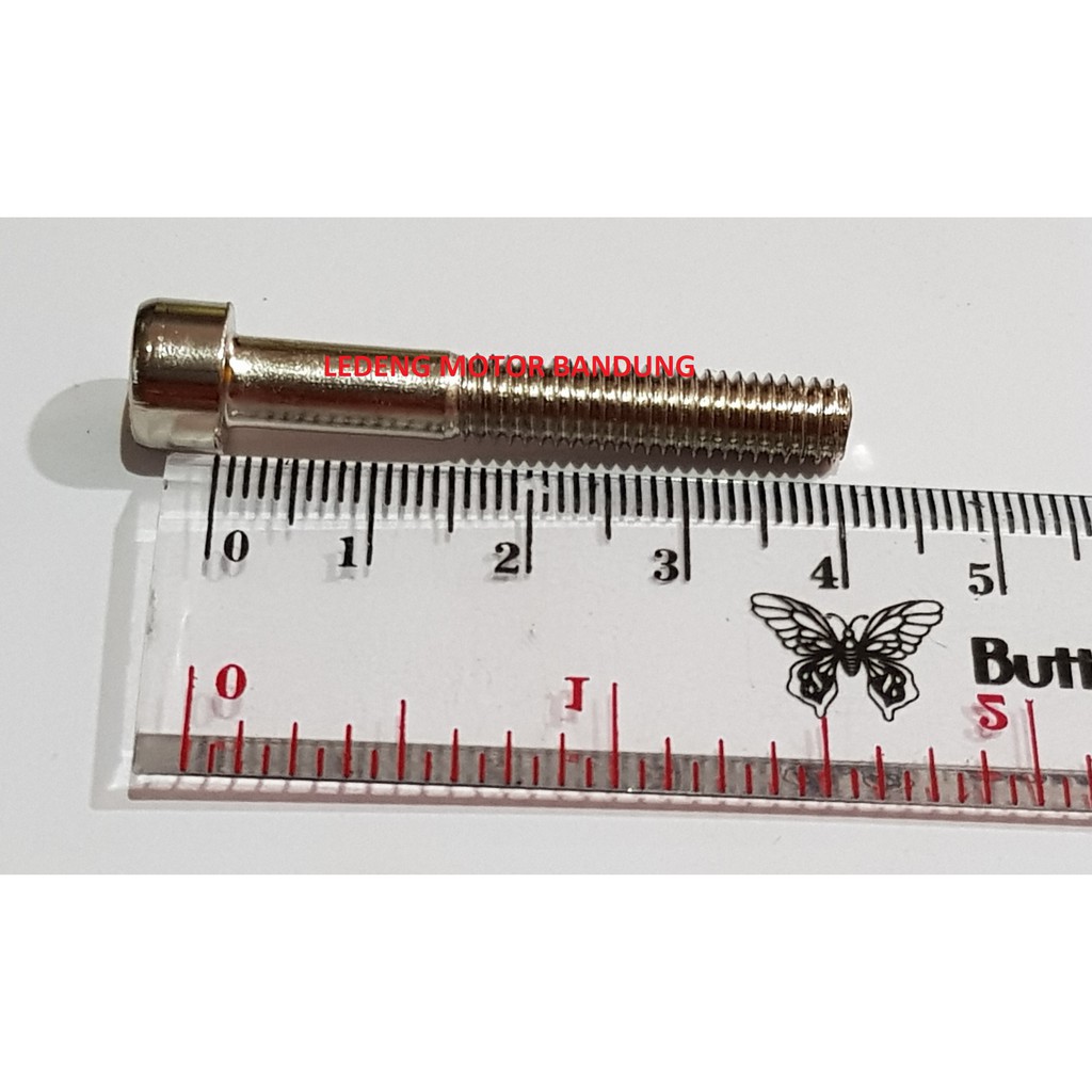 Baut L M6x40 Stainless Diameter 6mm Panjang 40mm