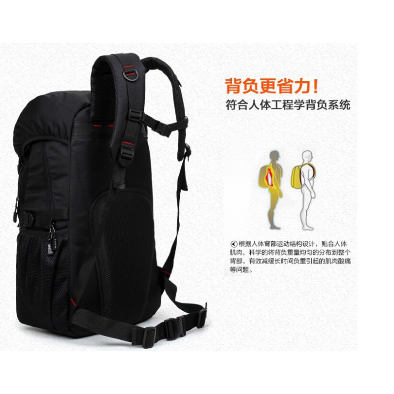 Tas Gunung Outdoor Waterproof -Z- Black