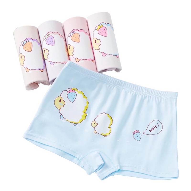 Celana Dalam CD Boxer Anak Perempuan Cewek Remaja SD SMP 10-16 Th Kualitas Import Bokser Anak Cewek