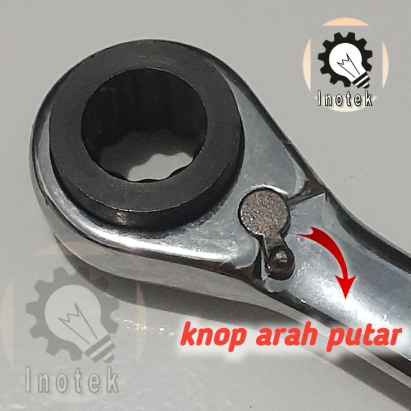 Kunci Ring Ratchet 4 in 1 Kunci Otomatis Bulak Balik