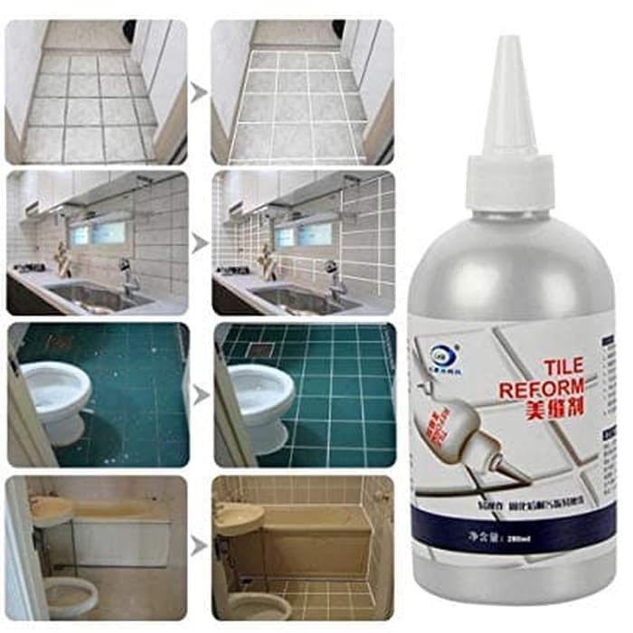 280ml  ORIGINAL Tile Reform Coating Waterproof &amp; Anti-Fungus Pasta Tambal Nat Keramik Tahan Air