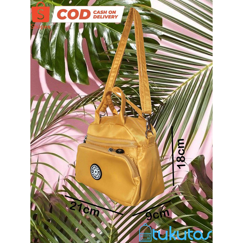 Hand Bag 2IN1 Tas Selempang Wanita New Model (Good Quality) FREE SIGNATURE DOLL - HYBRAND SM16