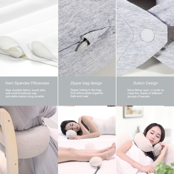 Original XIAOMI LERAVAN Multi-function U-shaped Massage Neck Pillow